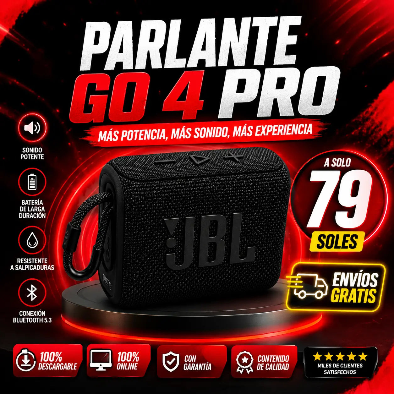 Parlante Go 4 Pro