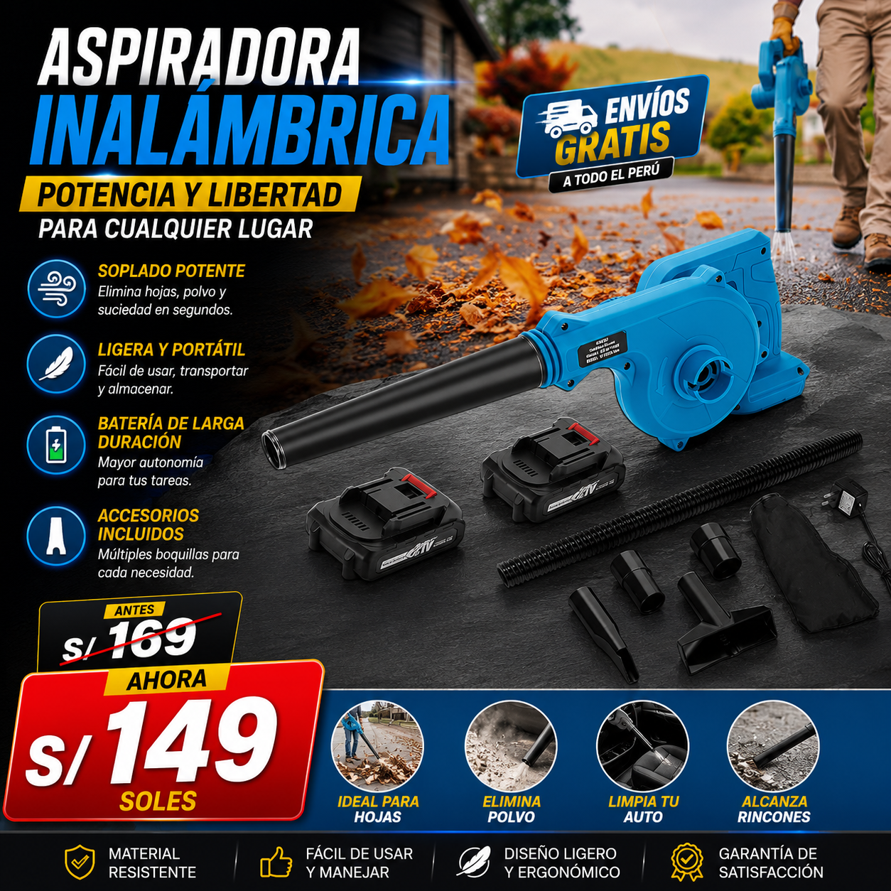 Aspiradora Portatil