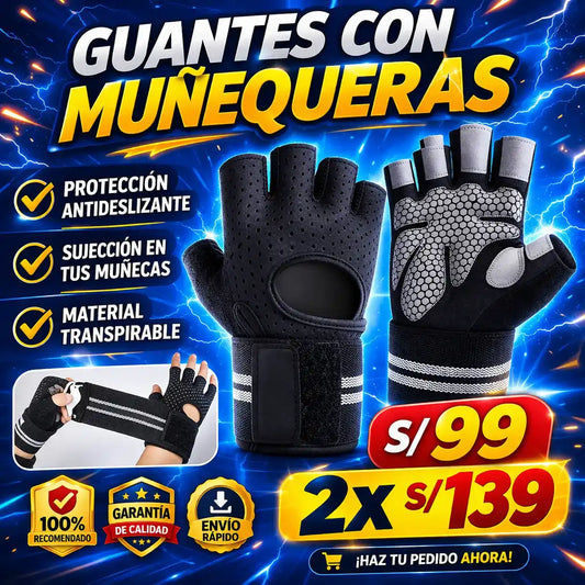 Guantes con Muñequeras