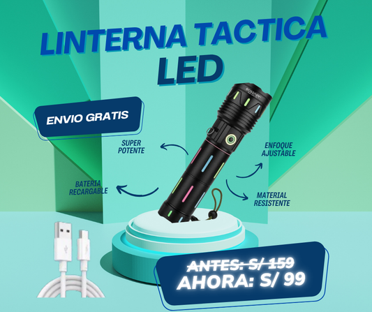 Linterna Tactica Led